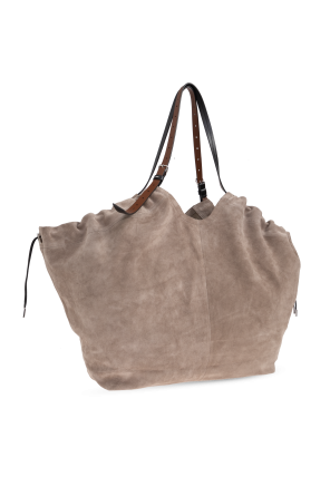 Maison Margiela Suede shopper bag