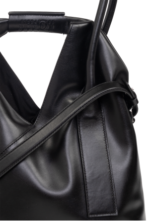 D-detail crossbody bag Blue Leather shoulder bag