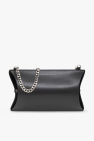zipped leather-pouch crossbody bag