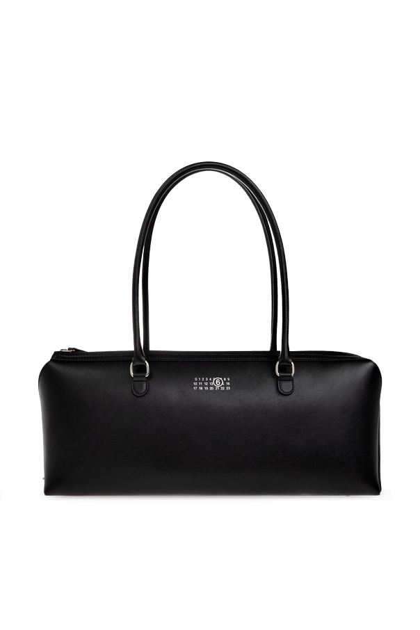 Leather bag with logo od MM6 Maison Margiela