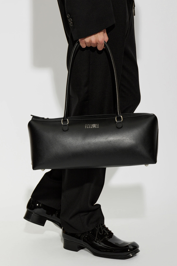 MM6 Maison Margiela Skórzana torba z logo