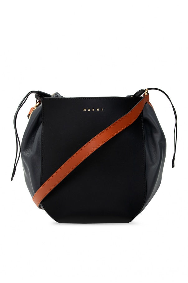 marni YSKUJ Leather bucket bag