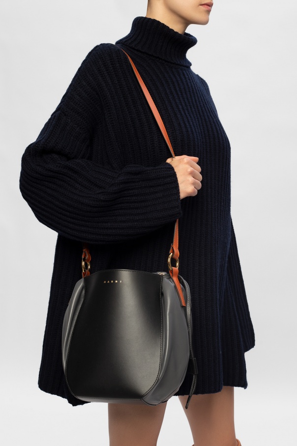 Marni Leather bucket bag