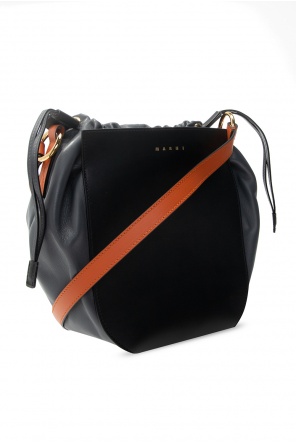 Marni Leather bucket bag