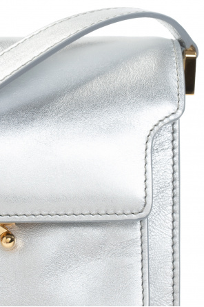 Marni Marni buckle-detail leather tote bag