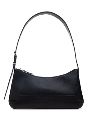 Leather shoulder bag