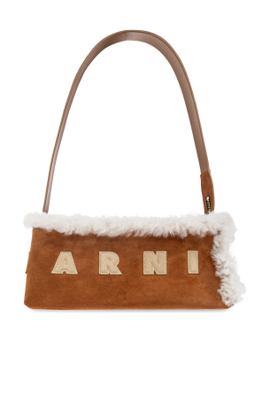 Leather shoulder bag