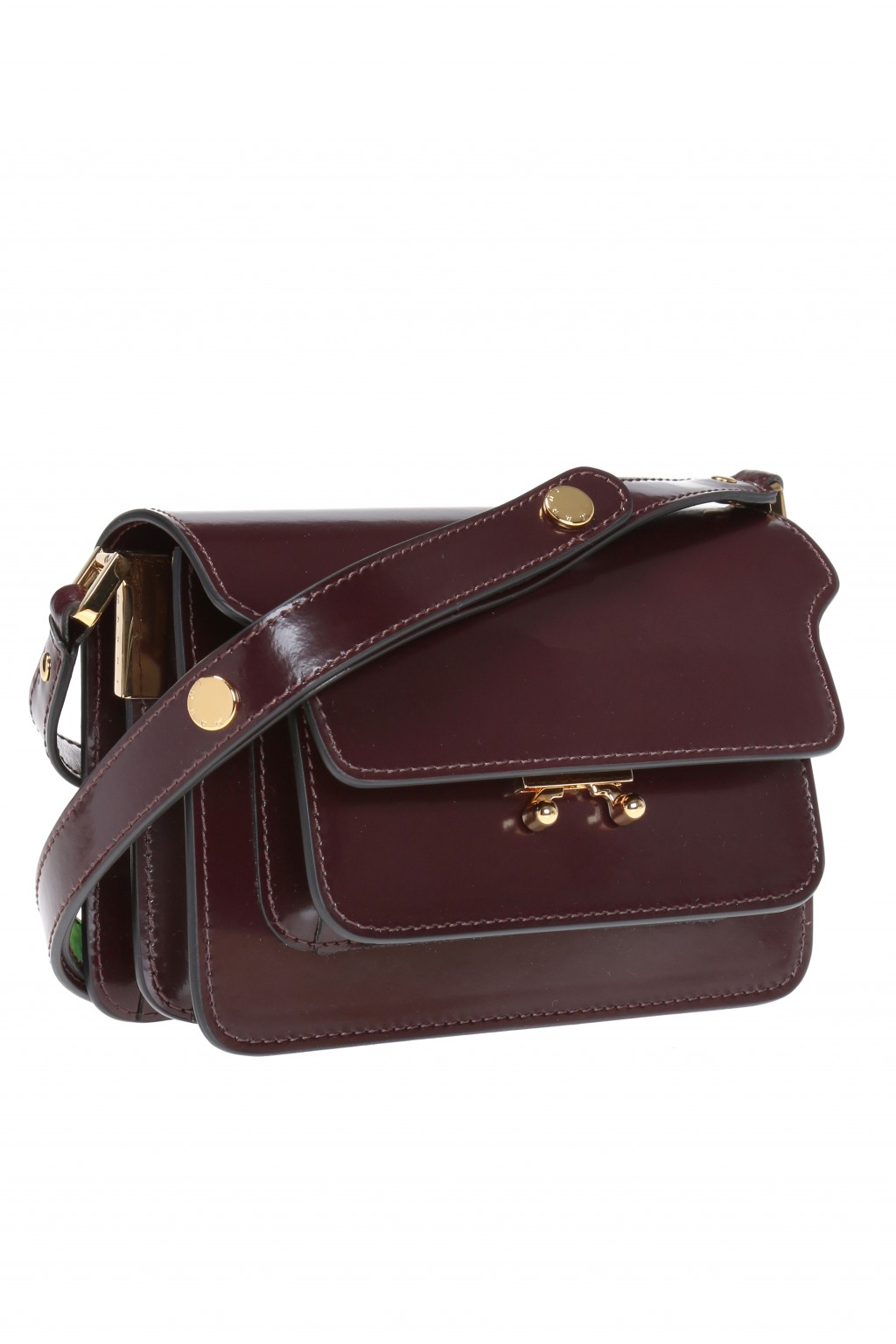 Burgundy 'Trunk Medium' shoulder bag Marni - Vitkac HK