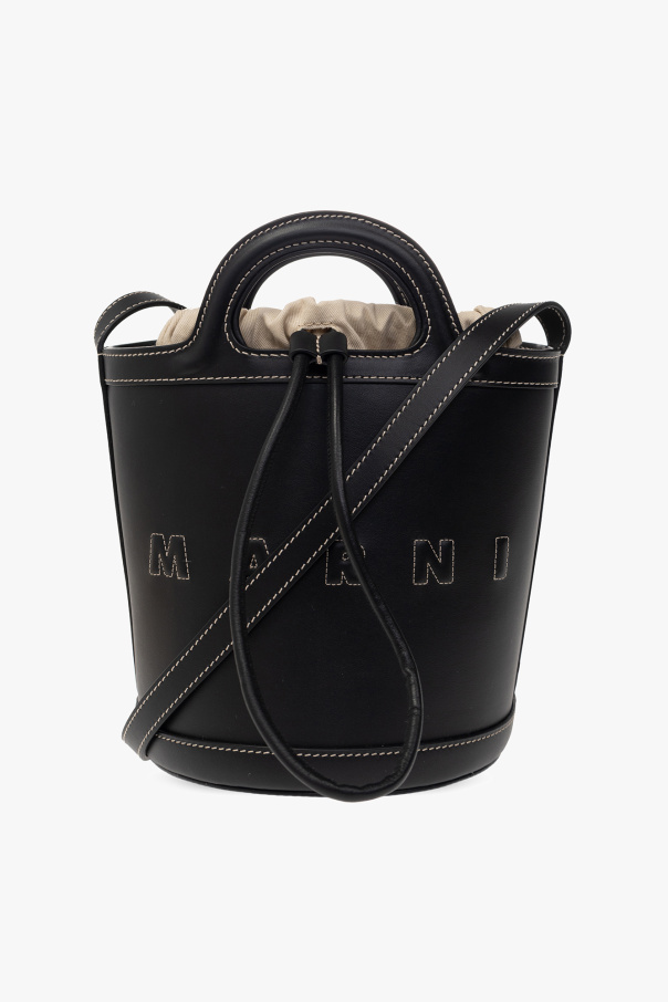 marni brown ‘Tropicalia Small’ bucket bag