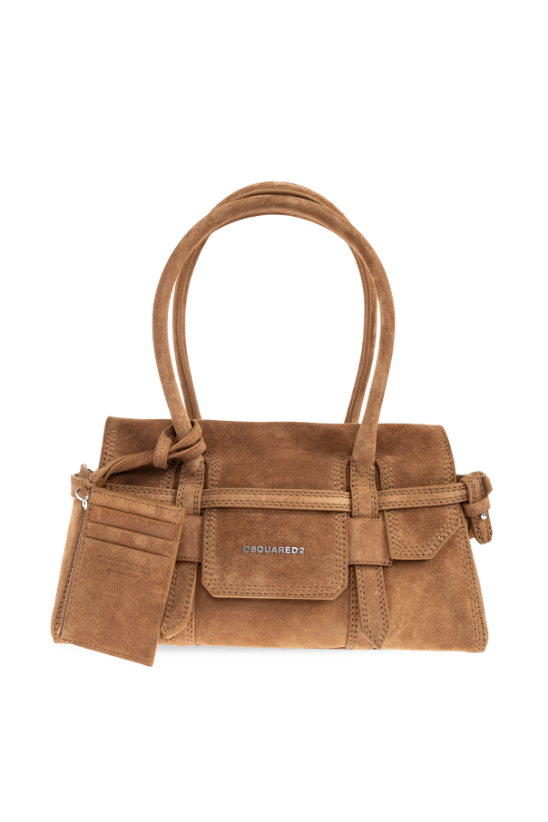 Suede handbag od Dsquared2
