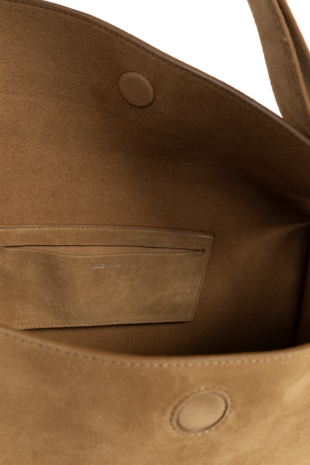 Studio Nicholson Suede shoulder bag `Shiboru`