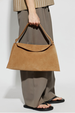 Studio Nicholson Suede shoulder bag `Shiboru`