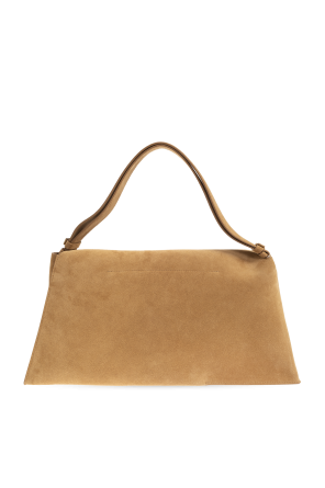 Studio Nicholson Suede shoulder bag `Shiboru`
