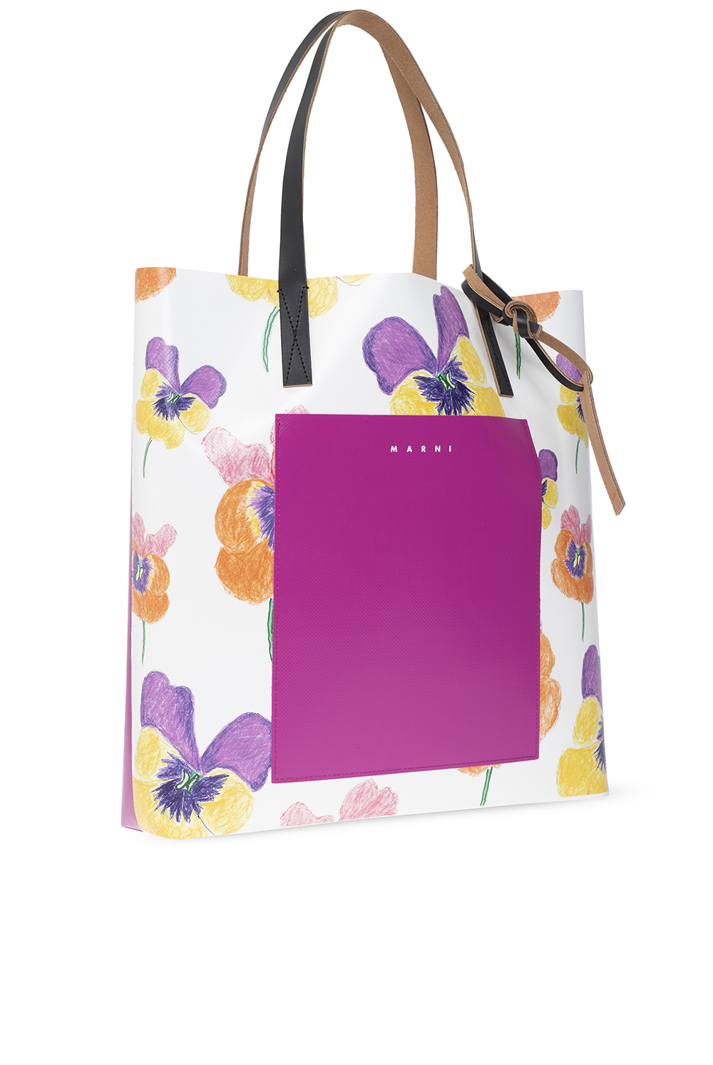 marni square ‘North-South’ shopper bag