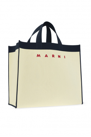 marni crew Canvas shopper bag
