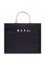 marni marcel knot small leather shoulder bag