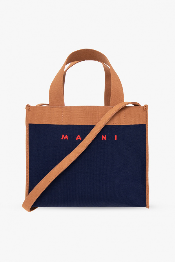 Marni Branded shopper bag