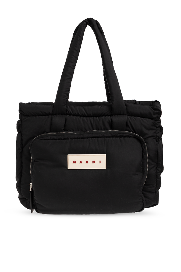 Bag with logo patch od Marni