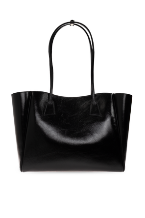 HIDESINS Shopper Medium – Mala de mão em pele preta HIDESINS