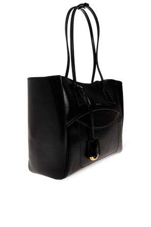 HIDESINS Shopper Medium – Mala de mão em pele preta HIDESINS