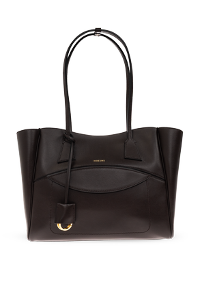 Shopper Medium – saco de mão médio em pele castanha escura