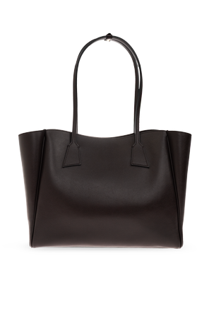HIDESINS Shopper Medium – saco de mão médio em pele castanha escura