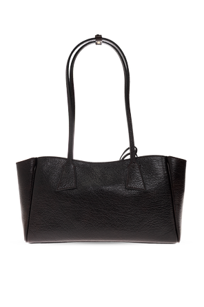 HIDESINS Shopper Small – Mala de mão em pele castanha escura HIDESINS