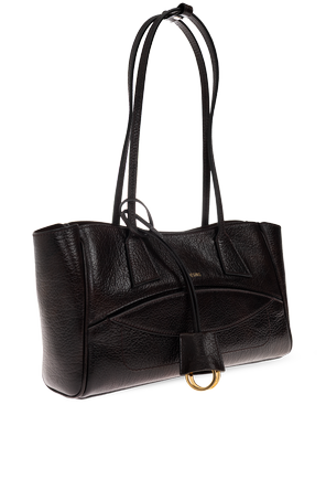 HIDESINS Shopper Small – Mala de mão em pele castanha escura HIDESINS