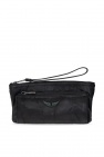 Zadig & Voltaire BLACK Clutch with logo