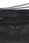Zadig & Voltaire BLACK Clutch with logo