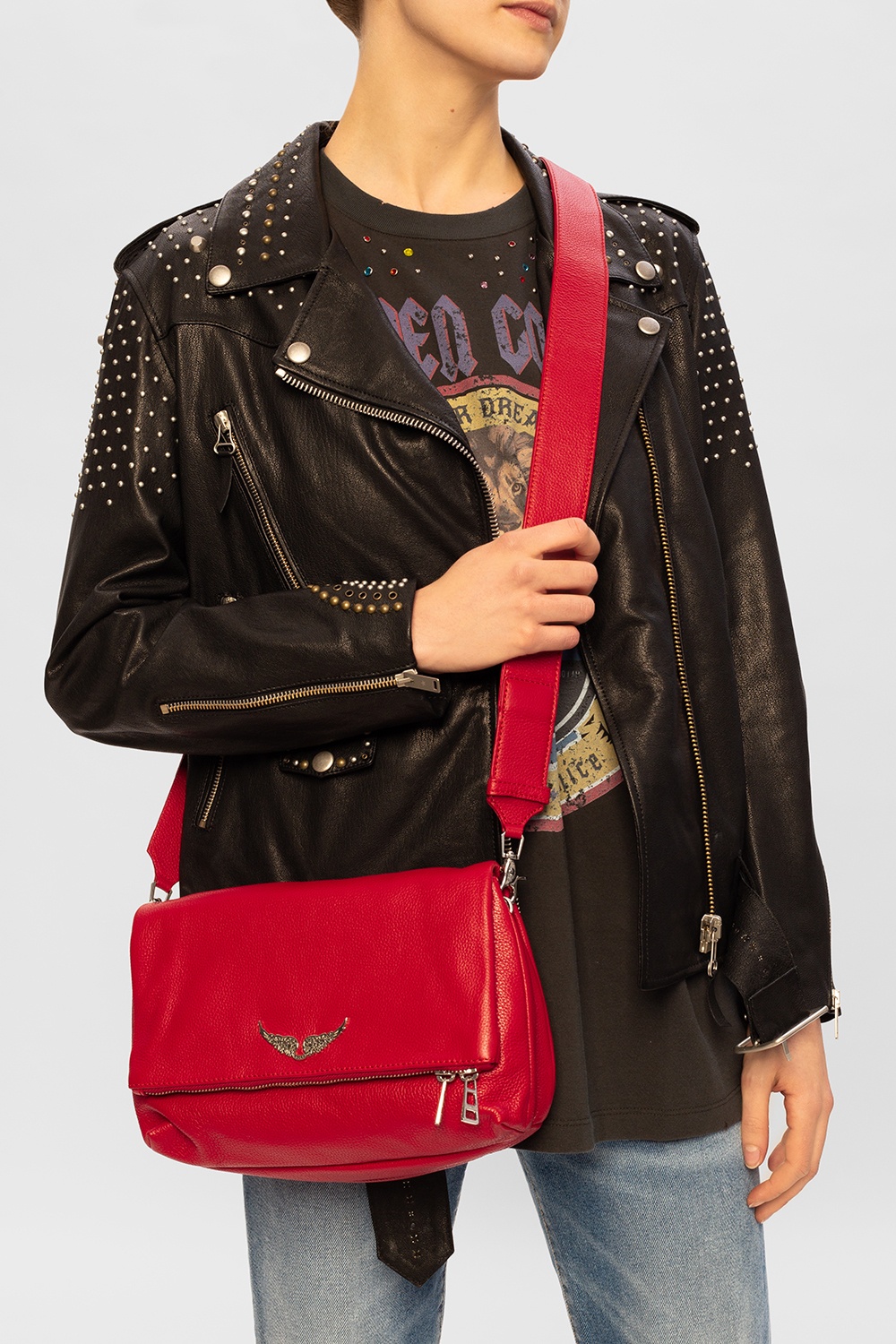 Zadig & Voltaire Rock Leather Shoulder Bag