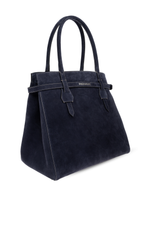 Dsquared2 Zamszowa torba typu `shopper`