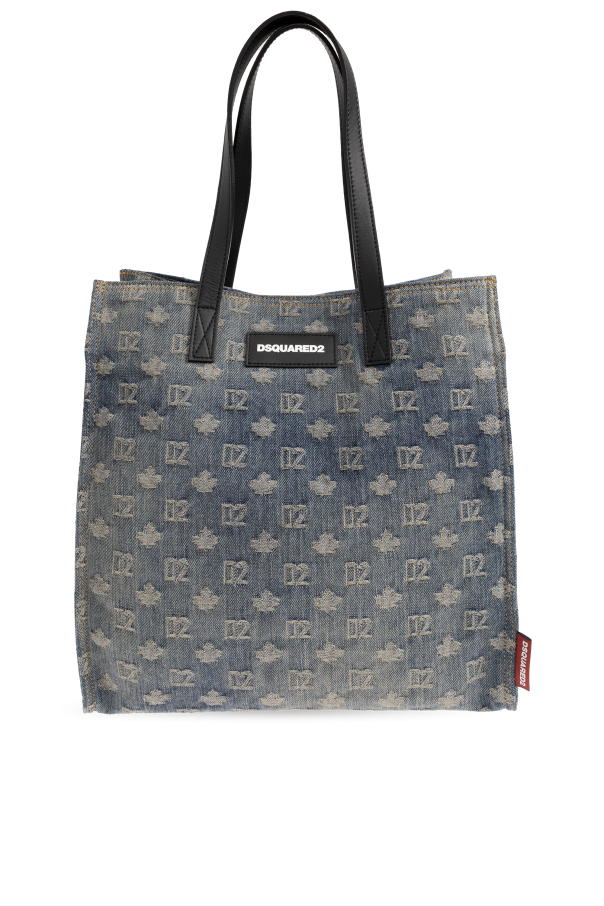 Denim bag with monogram od Dsquared2
