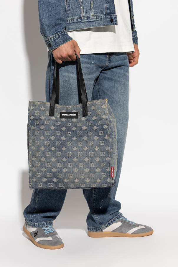 Dsquared2 Denim bag with monogram
