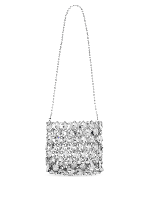Shoulder bag with shimmering crystals