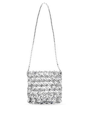 Self-Portrait Shoulder bag with shimmering crystals