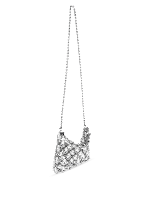 Self-Portrait Shoulder bag with shimmering crystals