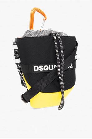 Dsquared2 Embellished suede shoulder bag