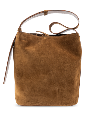 LIÉ STUDIO Suede The Norma bag in shopper style