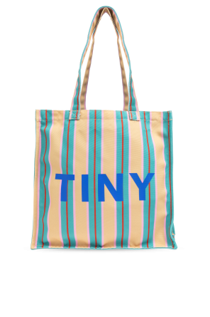 Bag with striped pattern