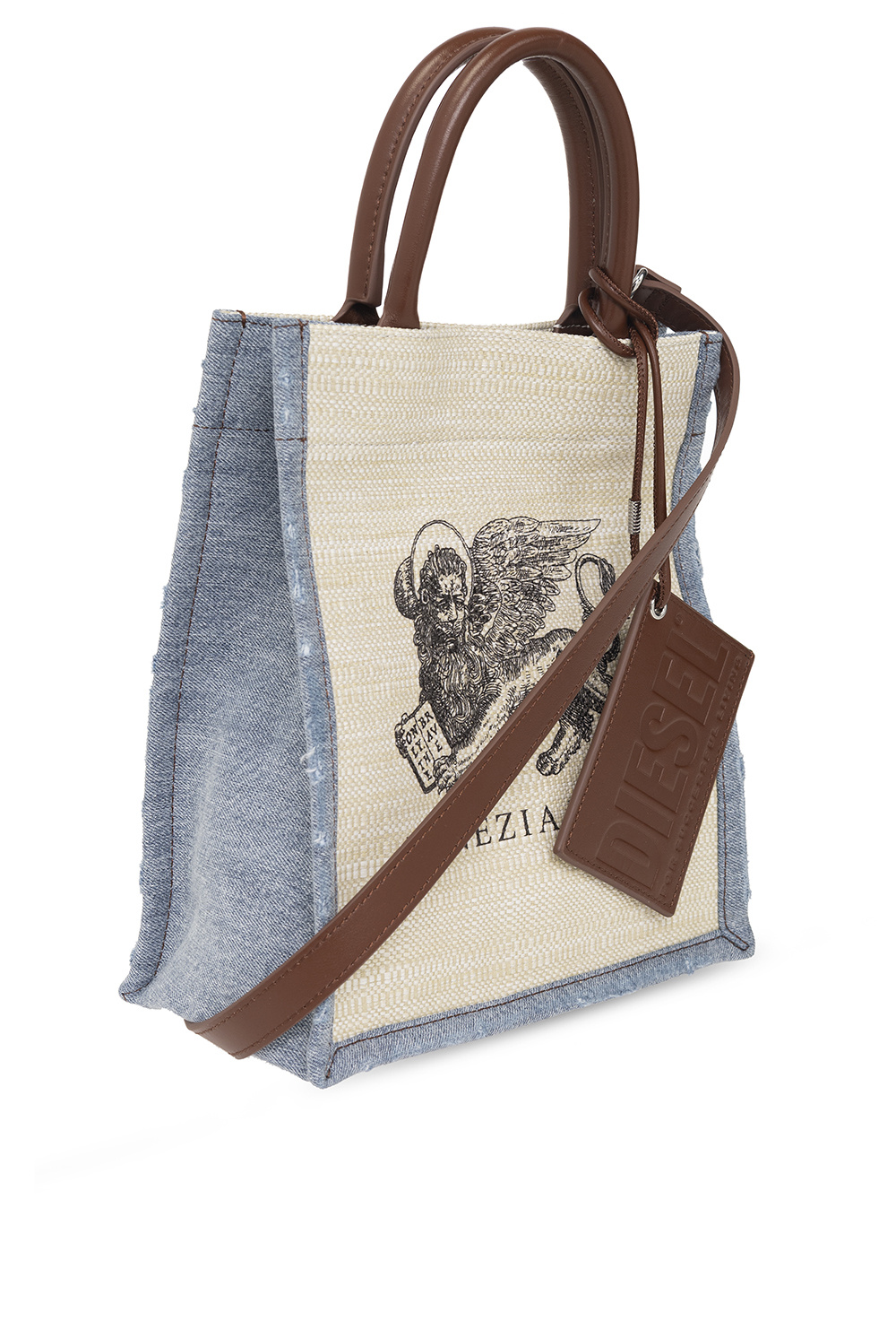 Diesel 'TOURISTA SMALL’ shopper plaque bag