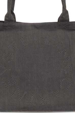 Stella McCartney Kids Cotton bag with logo