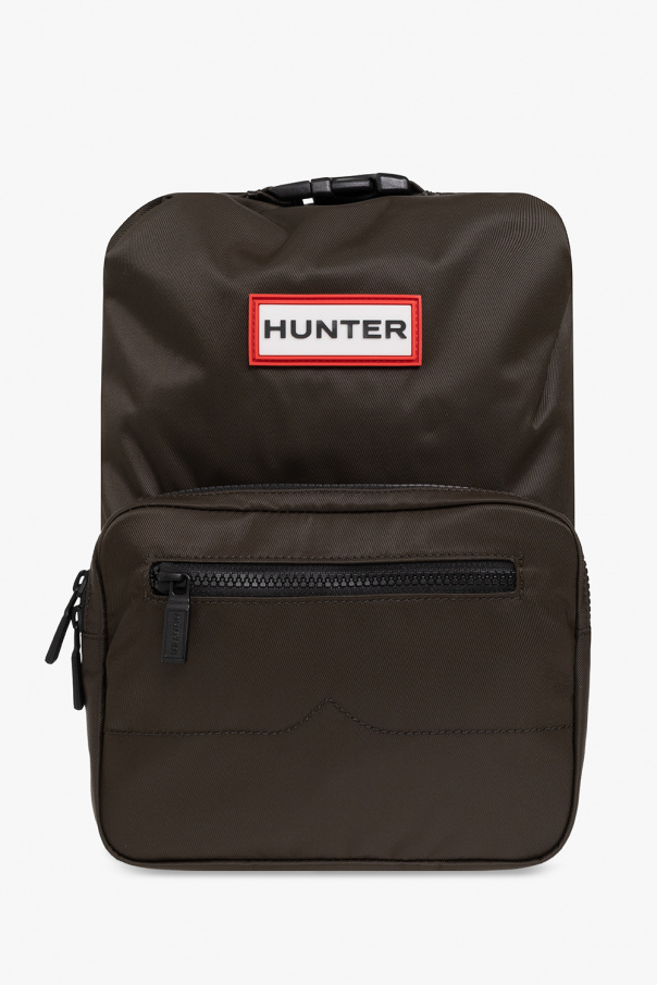 Hunter loewe puzzle medium leather bag