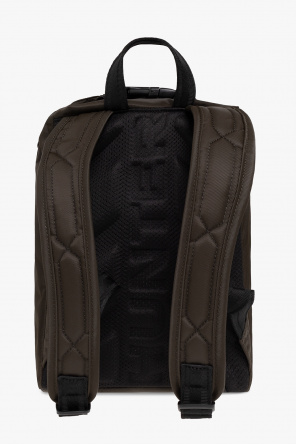 Hunter colour-block recycled-polyester backpack
