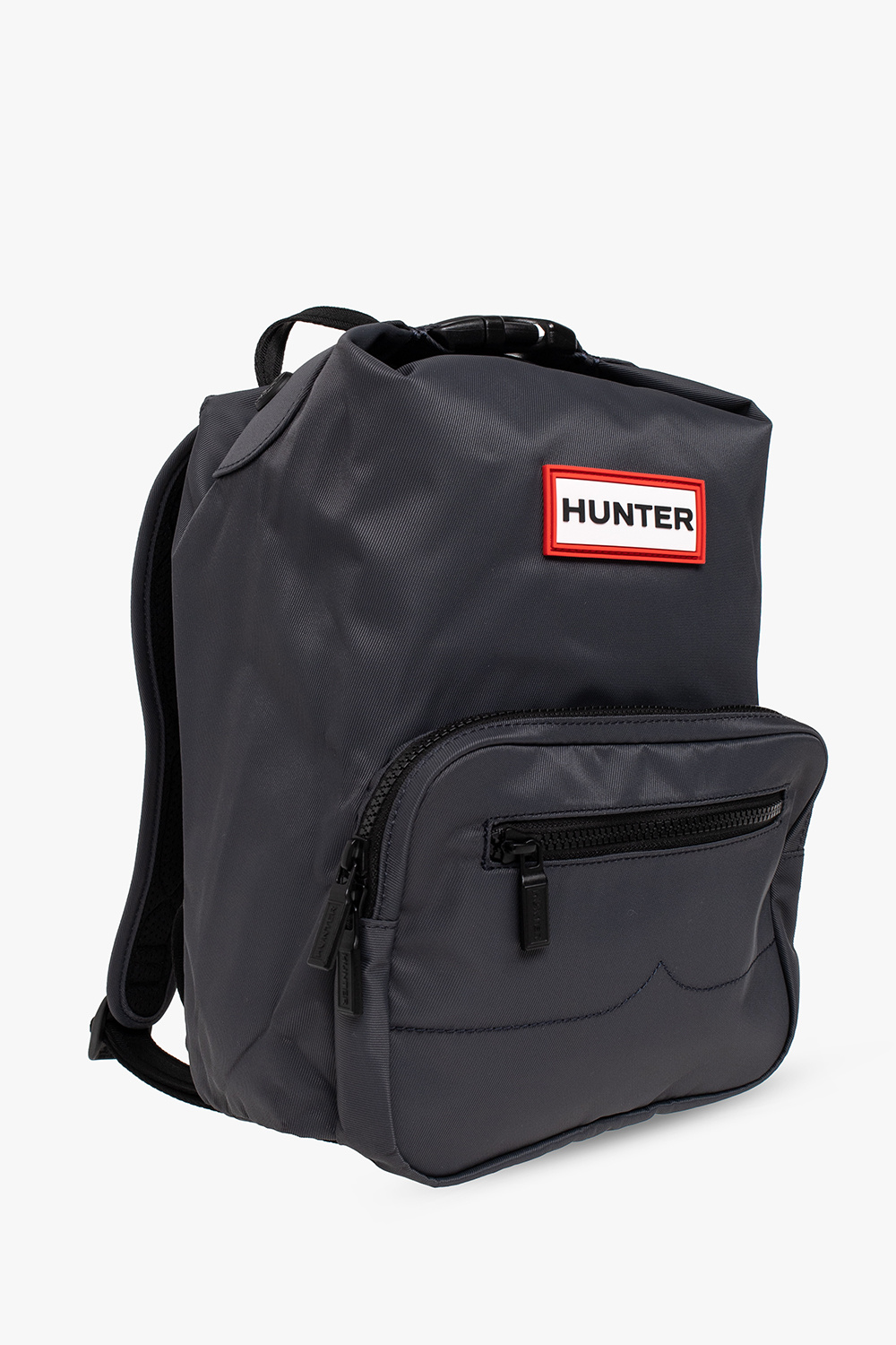 Hunter Saint Laurent monogram plaque shoulder bag