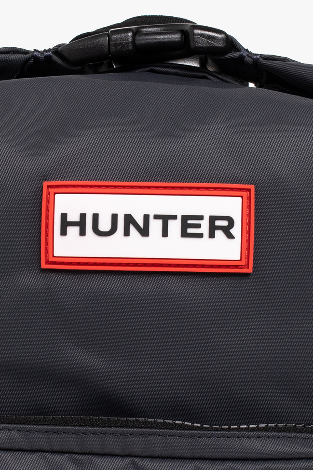 Hunter Saint Laurent monogram plaque shoulder bag