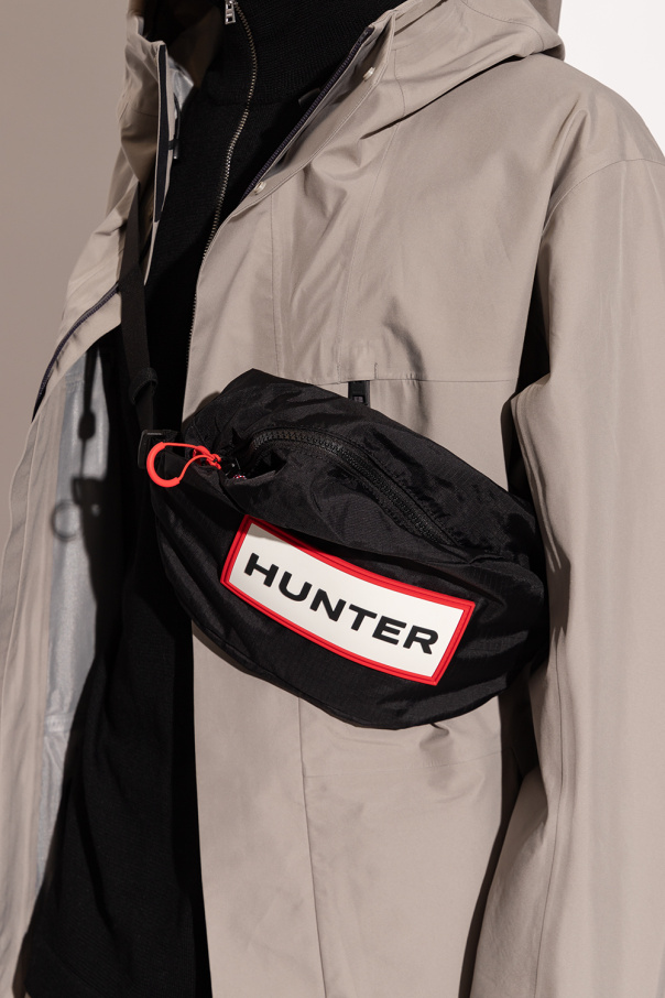 Hunter Saint Laurent bouclé shoulder bag