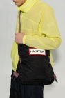 Hunter BLACK Shoulder bag with logo