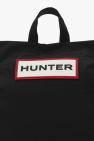 Hunter BLACK Shoulder bag with logo