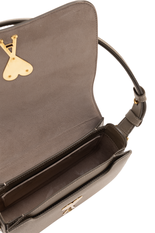 Ami Alexandre Mattiussi Trace leather shoulder bag